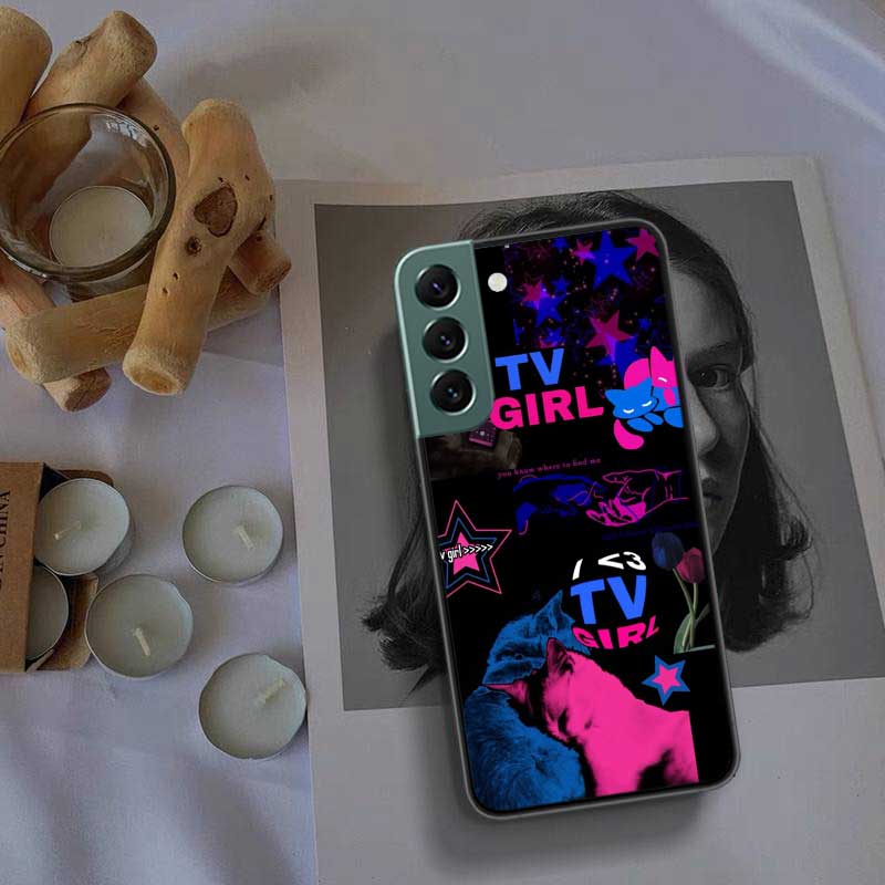 TV Girl Album Phone Case For Samsung Galaxy S22 S25 Ultra S21 S10 Plus S26 Edge S20 S23 S24 FE Cover Silicone Soft TPU Clear