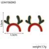 CARLIDANA Exquisite Mini Christmas Trees Elk Stainless Steel Earrings Non Tarnish Santa Claus Snowman Earrings Jewelry Women