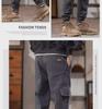 2024 Men's American-Style Plus Velvet Autumn/Winter Overalls: Versatile, Loose, Warm, Casual Pants