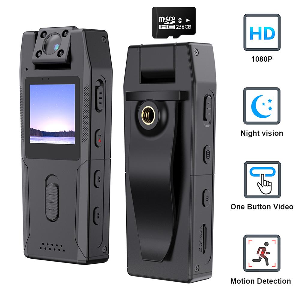 1080P Digital Law Enforcement Recorder, High-Definition Night Vision Action Video, Small Portable Duty Camera