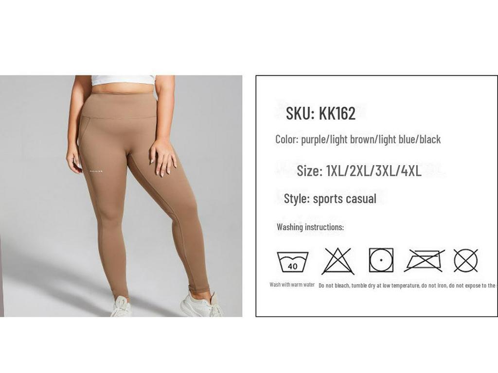 Women's High-Waist Peach Lift Yoga Pants – Seamless, Full-Length for Fitness