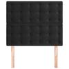 VidaXL Headboard Bedroom Furniture Bed Accessories Single Bed Heads Interior Bed Frame Heads Black 100x5x118/128 3116810