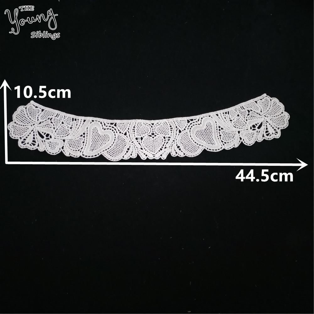 High Quality Hollow Lace Neckline Fabric Craft Embroidery Decal Lace Collar Sewing DIY Clothing Neckline Decorative Accessories