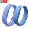 2 Stück Silikon+Nylon Armband für Google Fitbit Air Strap Verstellbares Ersatz-Armband für Fitbit Air Fitness-Tracker Armband
