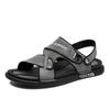 Sandálias para Homens 2024 Novas Sandálias Plataforma Casuais Moda Masculina Sapatos Baixos de Verão Chinelos de Couro Hombre Plus Size 38-44