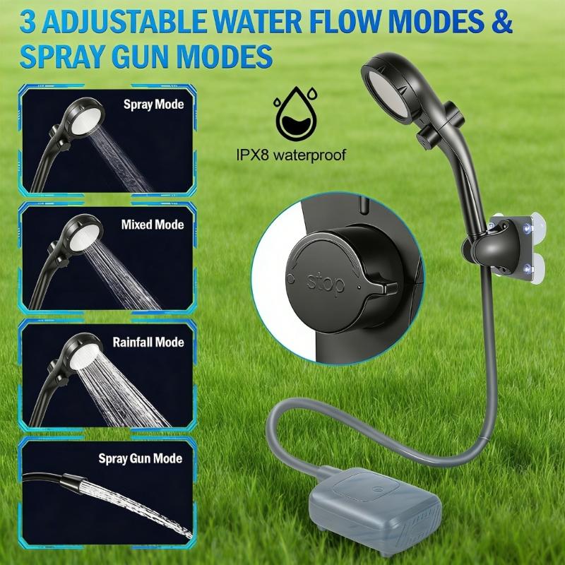 ABS Camping Shower Package With Fast Warming For Outdoor entertainment