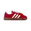 adidas Vl Court Classic Abrasion Resistant Slip Resistant Low Top Skateboard Shoes Unisex China Red KK3774(TEAM1572-)