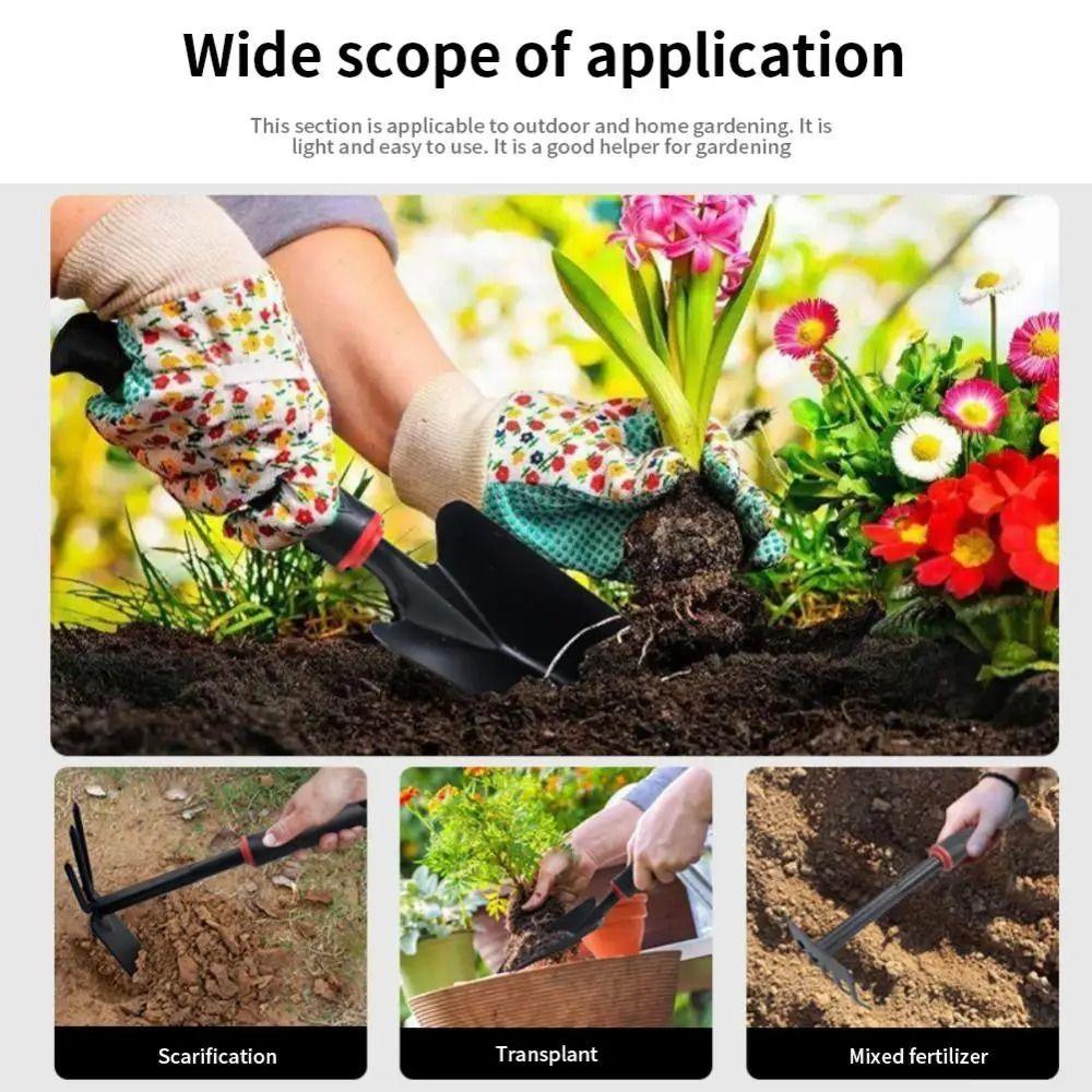 Carbon Steel Double-Sided Cultivator Multi-Functional Five Tooth Rake Wide Shovel  Digging