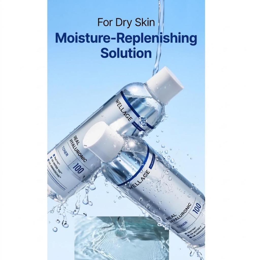 [WELLAGE] Real Hyaluronic 100 Toner 200ml