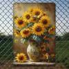 Retro Metal Tin Sign Art, Vintage Wall Decor for Living Room Garage 20x30cm