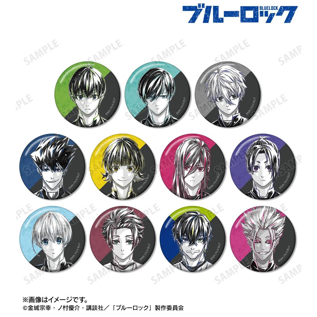 TV Anime Trading Ani Art BLACK LABEL Can Badge Box "Blue Lock" 11-piece