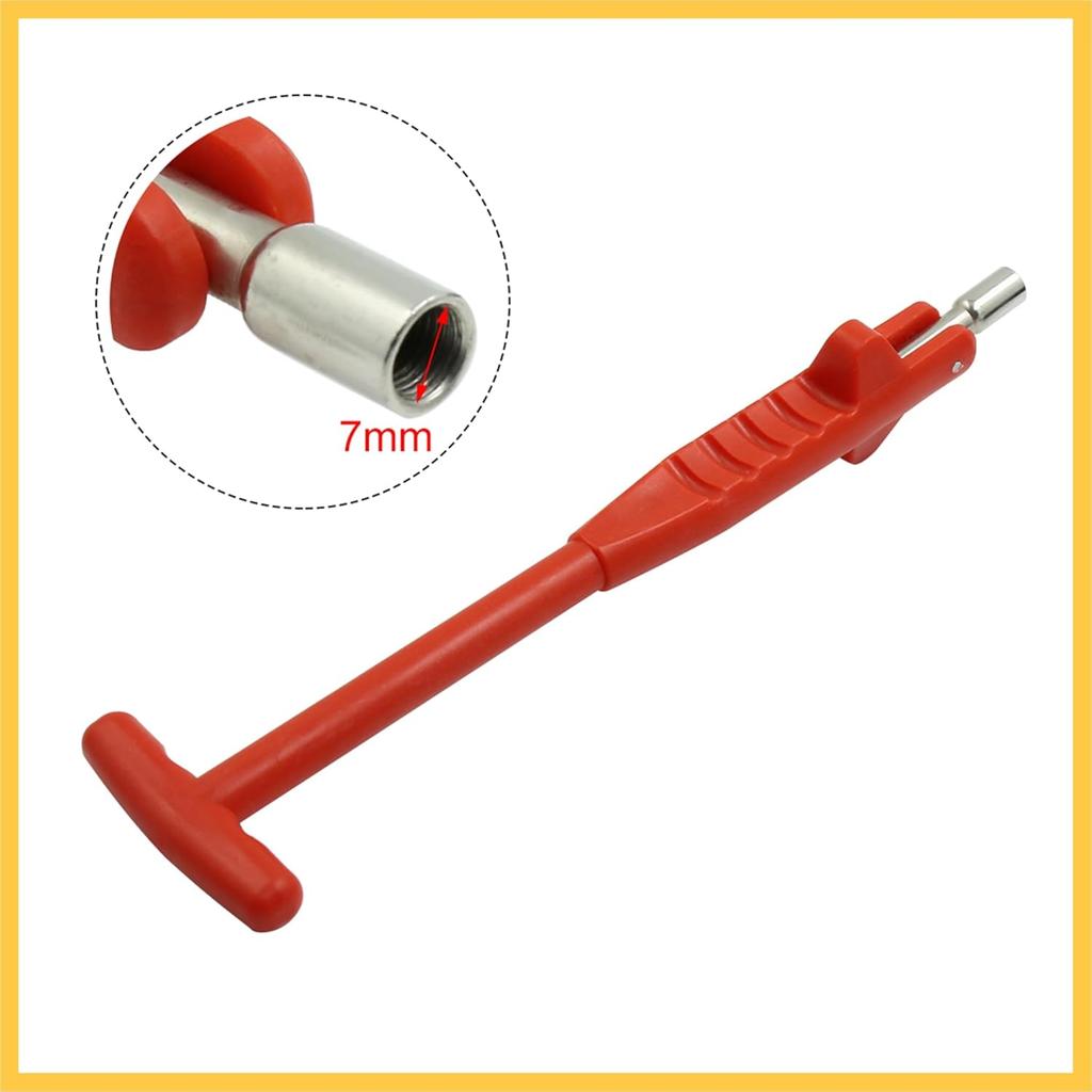 ABS Red Car Tire Valve Stem Puller Core Remover Repair Install Tool Auto Replacement Parts