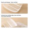 Cat Litter Scoop Plastic Pet Litter Scooper with 3-Layer Mesh Design Deep Shovel Pooper Lifter for Cat Litter Box