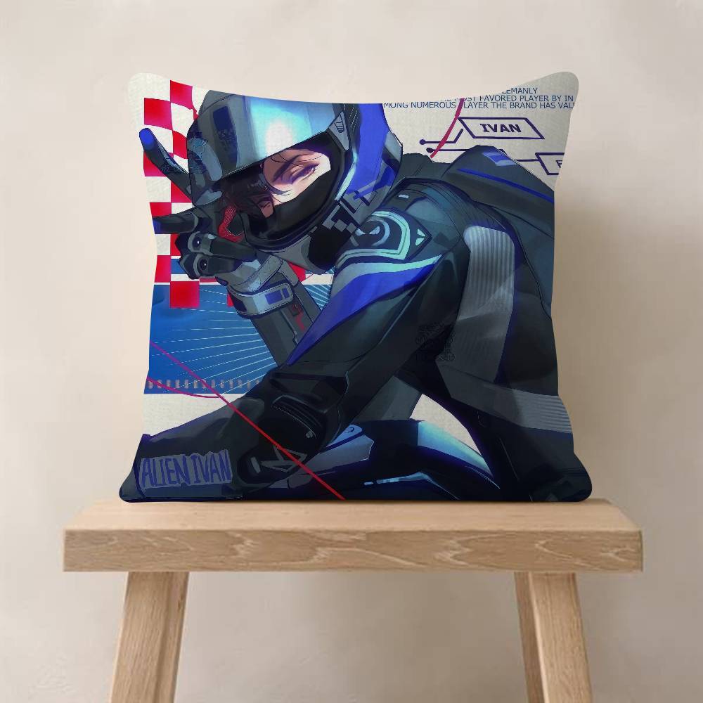 Anime Alien Stage Ivan Till Cushion Cover Car Throw Pillow Case For Sofa Car Christmas Gift