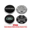 For Landrover SVR Discovery Velar L322 L405 P250 P38 Evoque Range 4PCS 62MM Car Wheel Center Cover Hub Cap Auto Accessorie