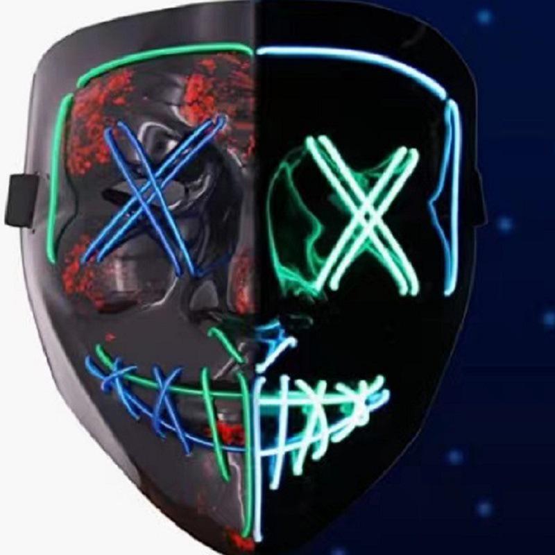 EL Luminous Funny Halloween Mask - Hot Selling Style