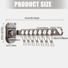 No Damage Wall Adhesive Drying Rack Efficient Designs Flexible Angle Adjustment Multiple Purpose Laundry Organizers