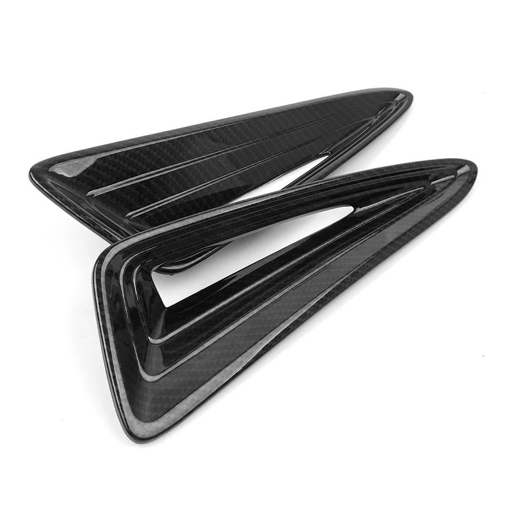 For Toyota CHR C-HR 2016- Chrome Carbon Look Trim Car Front Rear Foglight Lamp Sticker Cover Decor Protector