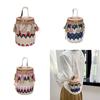 Tassels Style Ethnic Chain Strap Tote Cylinder Crossbody Bag For Women Use Daily