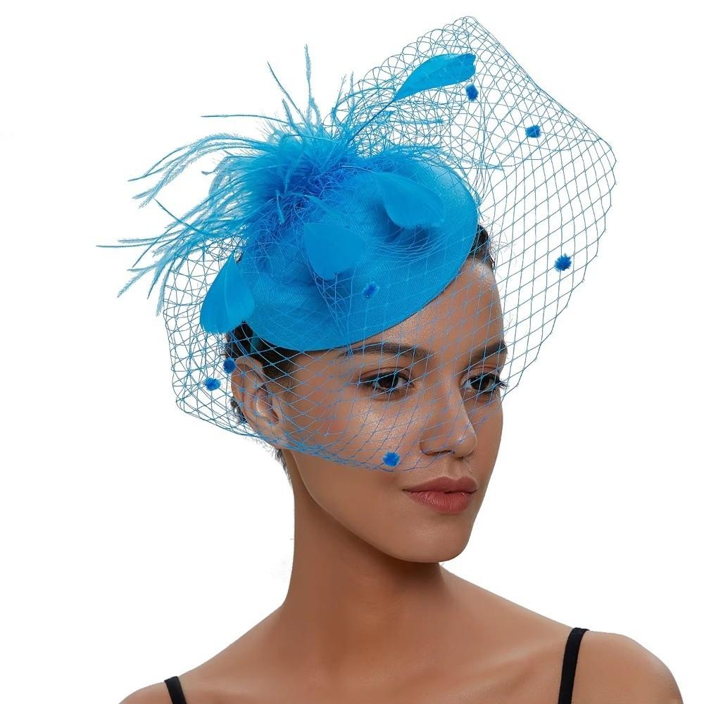 Fishnet Veil Felt Fascinator Hat Elegant Pillbox Hats New Wedding Veil Hat  Wedding Party
