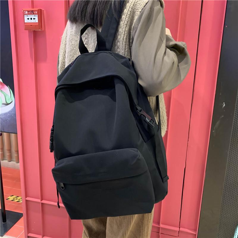 Schoolbag vintage girl schoolbag female Korean version campus Harajuku ulzzang high school college student with canvas backpack