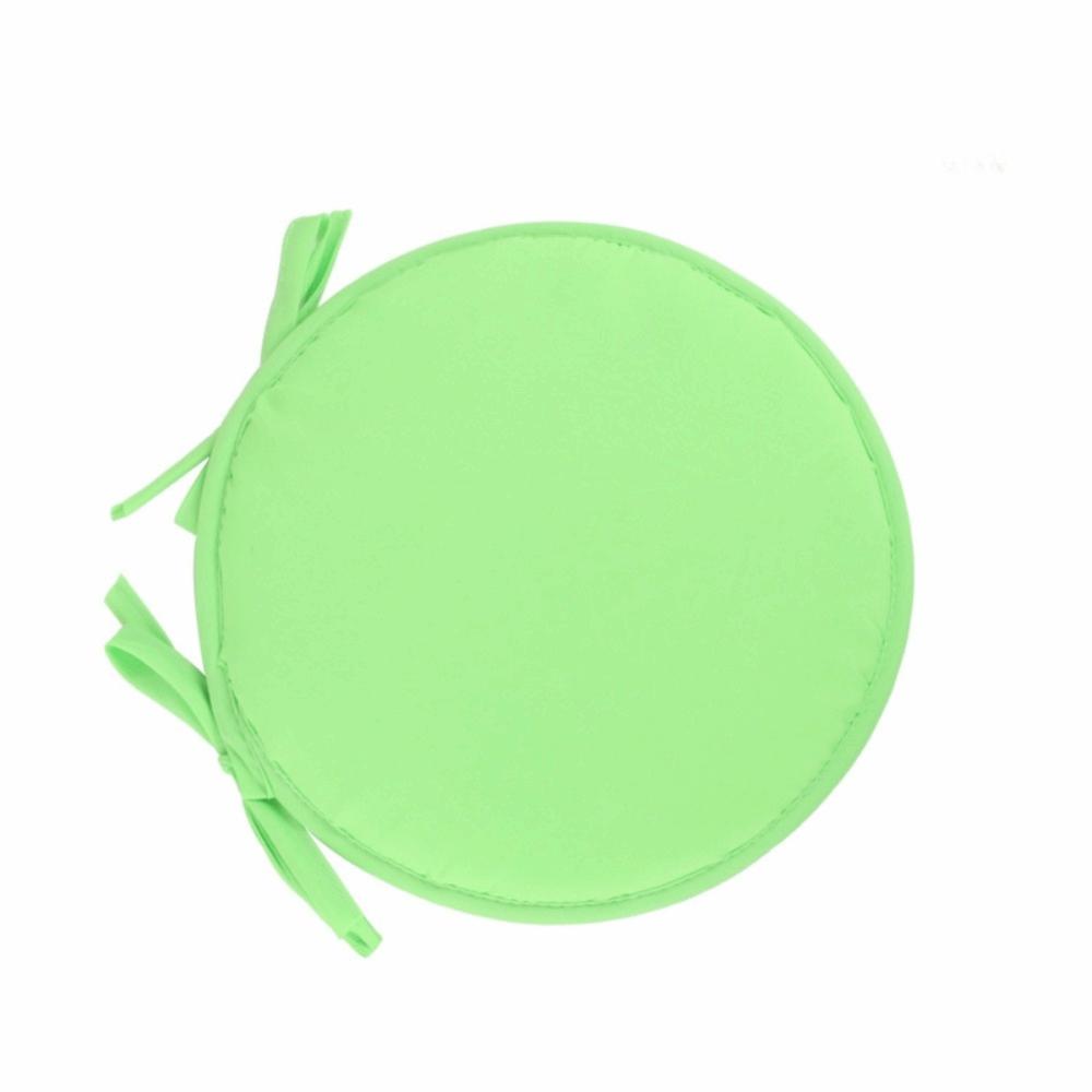 Candy Color Seat Cushion Simple Fabric Sponge Cushion Round Chair Cushion  Outdoor Picnic