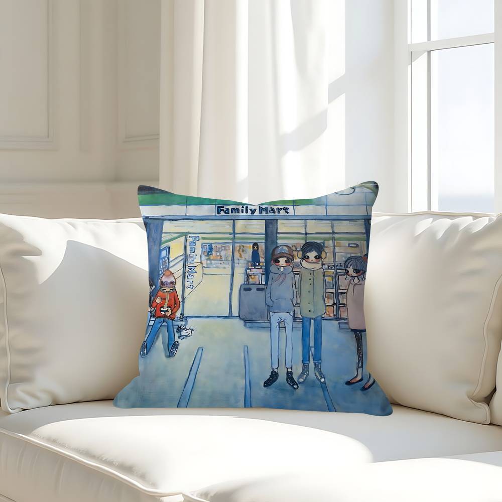 Cartoon A-Aya T-Takano Pillow Case Removable Washable Cushion Cover – All-Season Soft Linen