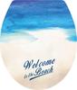 1pc Sea World Toilet Seat Sticker - Self Adhesive Bathroom Decor Home Decor Sticker 2026 Christmas