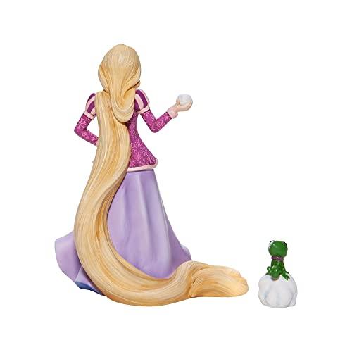 Enesco Disney Showcase Rapunzel und Pascal Weihnachtsfigur aus „Rapunzel – Neu verföhnt“, 21,1 cm, mehrfarbig