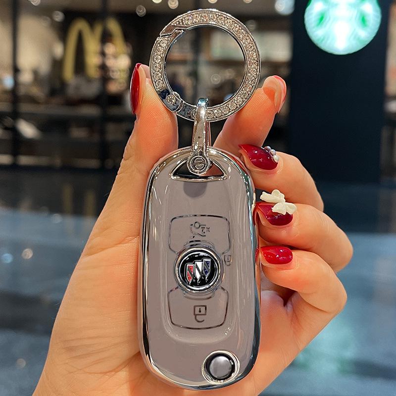 Buick Regal Key Case for Excelle, Encore, Envision, LaCrosse, GL8, Weilang, and Yinglang.