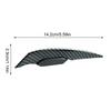Motorcycle Helmet Decorative Stickers Carbon Fiber Pattern Wind Wing Adhesive Cycling Helmet Decal Cycling Headgear Decorative