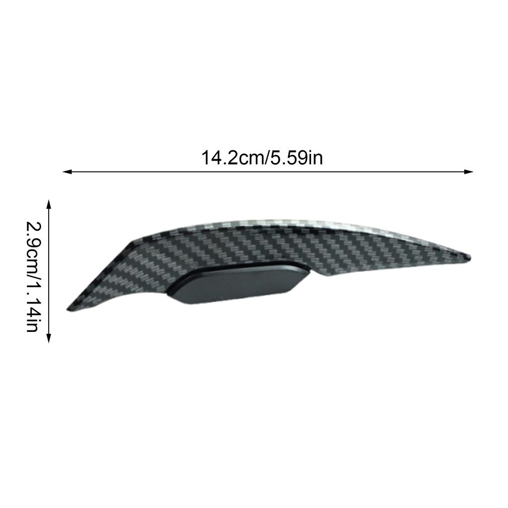 Motorcycle Helmet Decorative Stickers Carbon Fiber Pattern Wind Wing Adhesive Cycling Helmet Decal Cycling Headgear Decorative