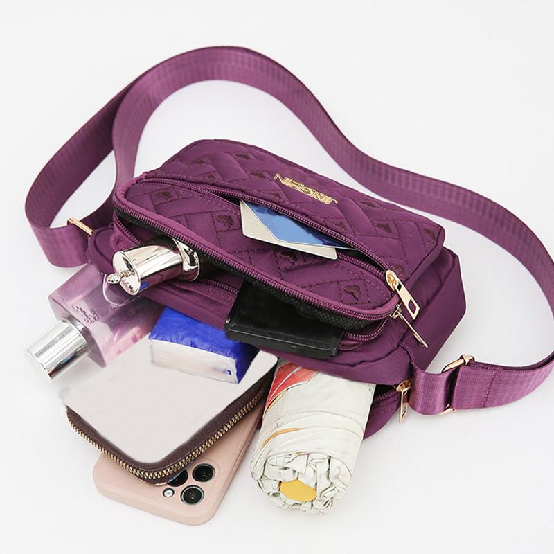 Trendy Women's Multi- Quilted Bag Casual Design for Daily Use Commute Outings Practical Versatile Lightweight Portable Bag
