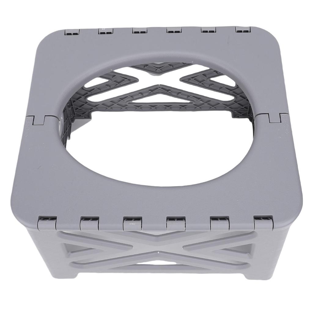 Tragbare Campingtoilette Faltbare Reisetoilette mit Deckel 100 kg Tragfähigkeit für Outdoor-Wandern Bootfahren