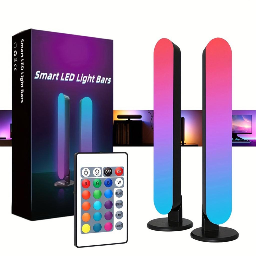 Smart Led Strip Lights With Remote Control Music Rgb Desk Lamp With Remote Light Night Home Decor Living Room For Gaming TV