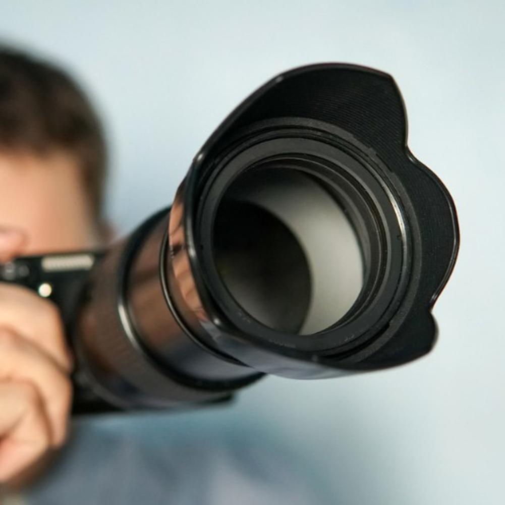 2PCS ET-83II Plastic Black Camera Mount Lens Hood Fit for Canon EF 70-200mm f2.8L USM Lens