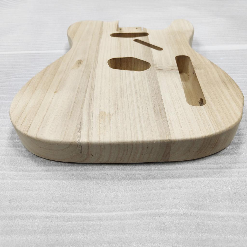 TL-2 Electric Guitar Body Made of Paulownia Wood Electric Guitar Body Unfinished Body Suitable for DIY Customization, Painting, and Spray Painting