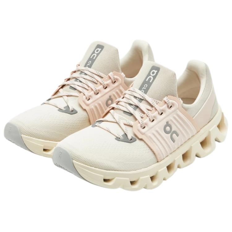 On Cloudswift 4 Running Shoes Women's Beige Pink 3WF10743985