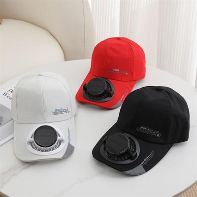 Sunshade Solar Cooling Fan Hat Breathable Men Sun Hat New Baseball Cap  Summer