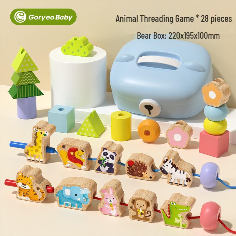 KoryoBaby Beaded Educational Toy for Kids: Fine Motor Skills & Concentration Building Blocks