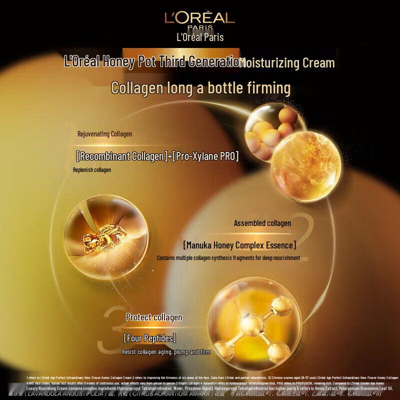 L'Oréal Golden Age Honey Collagen Face Cream 30ml