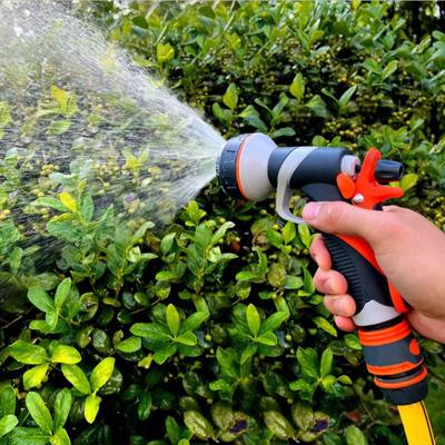 Watering Gun Garden 8 Modes High Pressure Sprayer Adjustable Irrigation Watering Nozzle for Plant Lawn Yard Watering Sprinkler