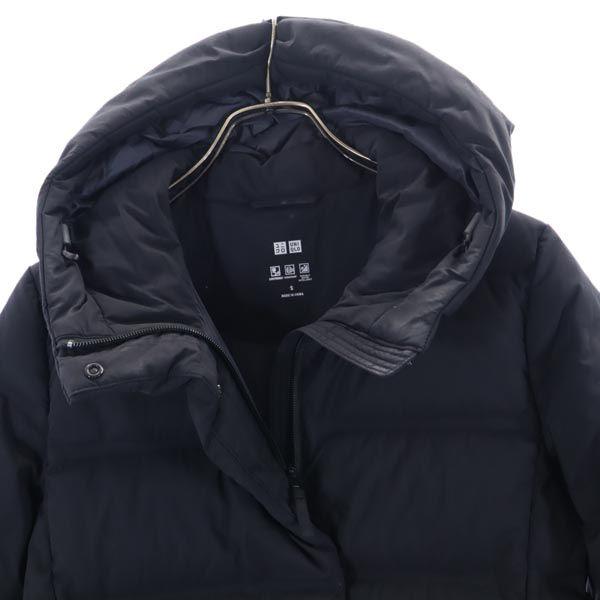 UNIQLO seamless down coat S black Short Food Women Used