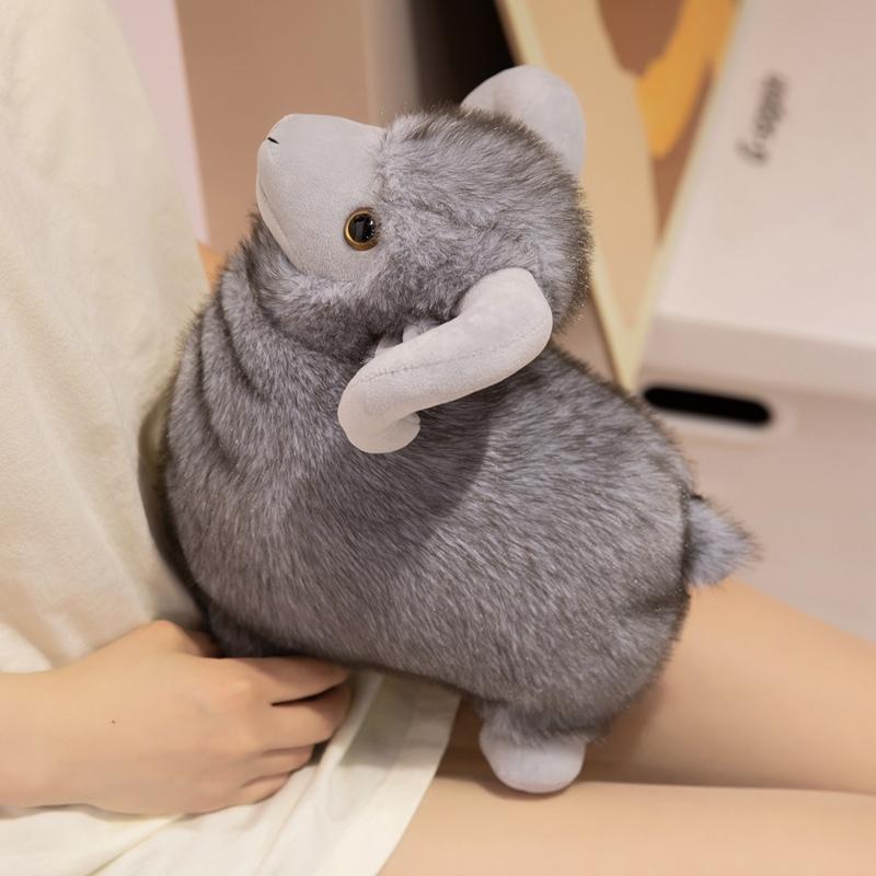 20Cm Standing Lamb Doll Plush Toy Stuffed Brown Grey Sheep Grassland Animal Plushie Birthday Present