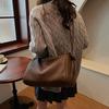 High-end small bag women's 2025 new simple striped fashion texture exquisite messenger versatile tote bag