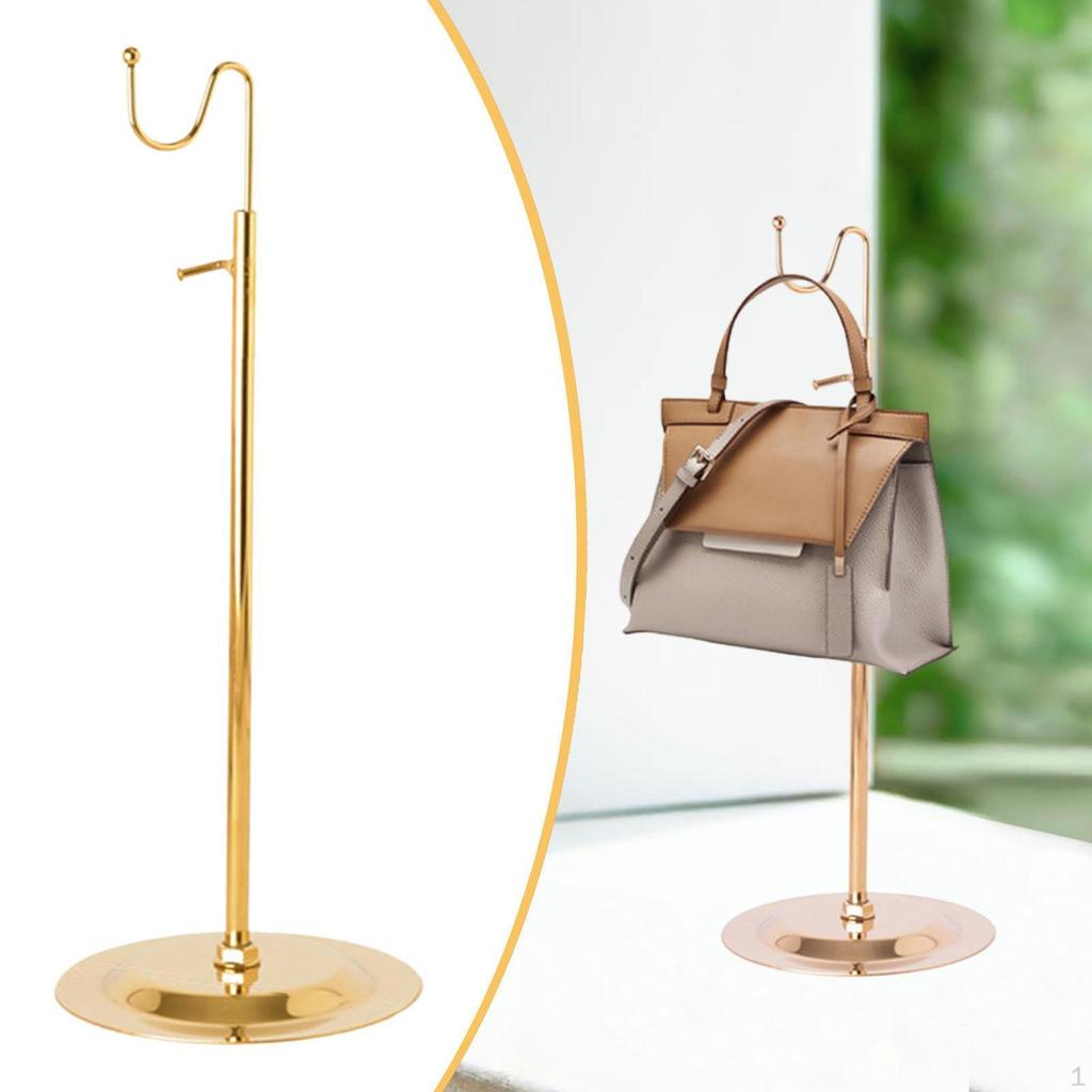 Purse Display Stand Adjustable Height for Boutique Exhibitions
