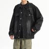Black Denim Jacket Men's Spring and Autumn Boys' High-end Sense Ruffian Handsome Denim Trendy Loose Jacket