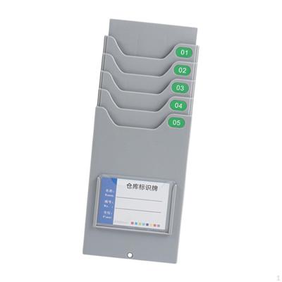 Nástěnný držák na karty s časem, záznamník docházky, snadná instalace pomocí šroubů, pro kancelářské píchání