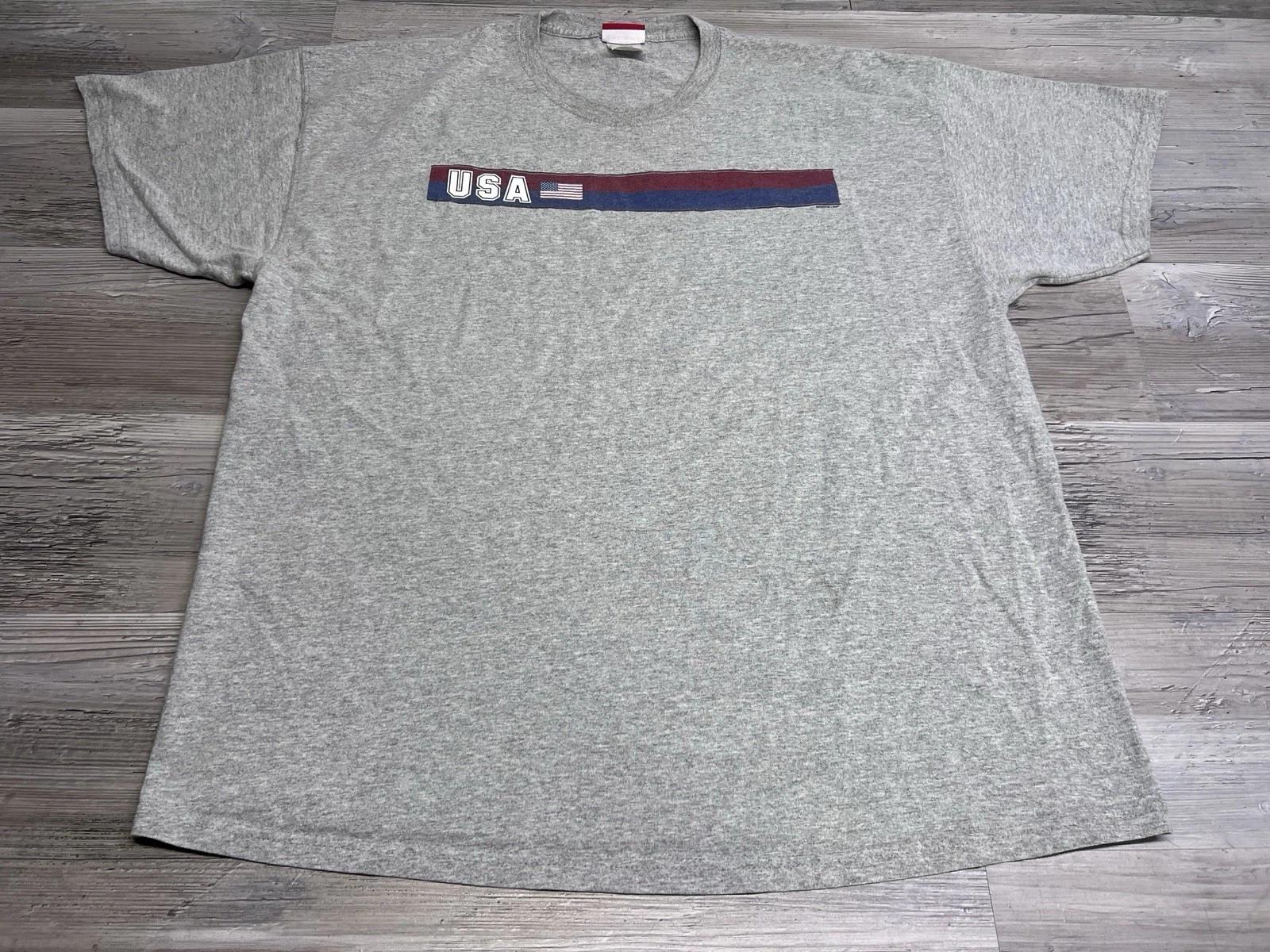

Vintage Y2K Patriotic American Flag USA T-Shirt Sun Faded Graphic Tee Sonoma XL M