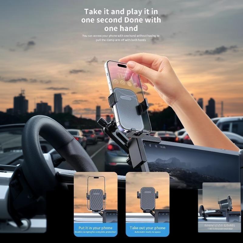Gravity Phone Mount For New Energy Vehicle Touchscreens – Stable And Anti-Shake
